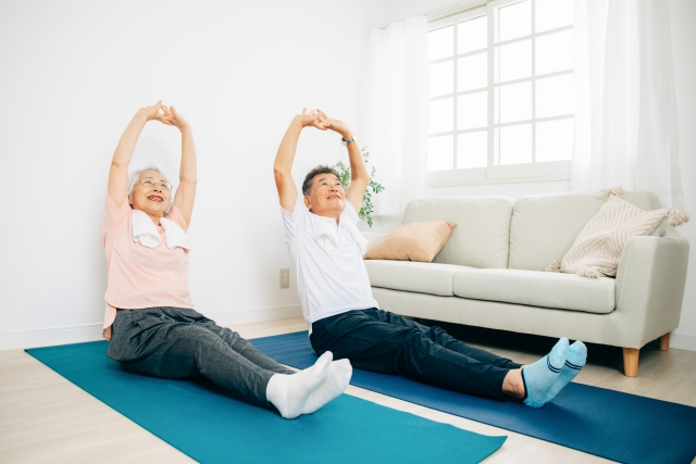 自宅ストレッチ